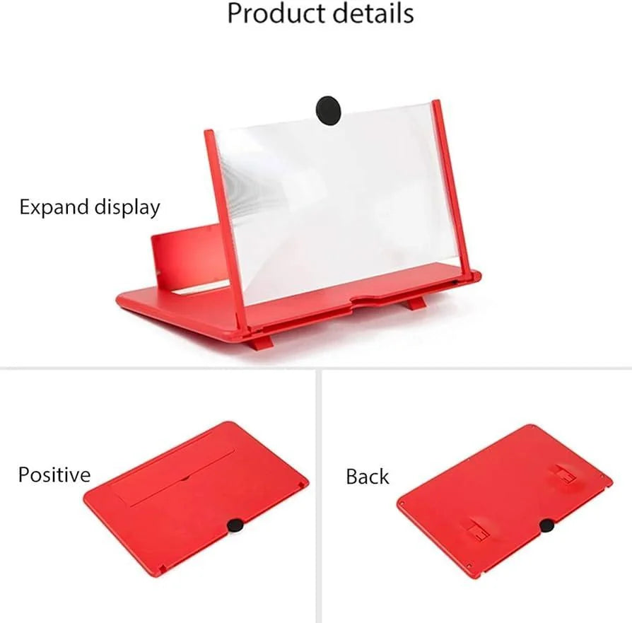 3D HD Mobile Phone Screen Magnifier Stand for Movies & Gaming