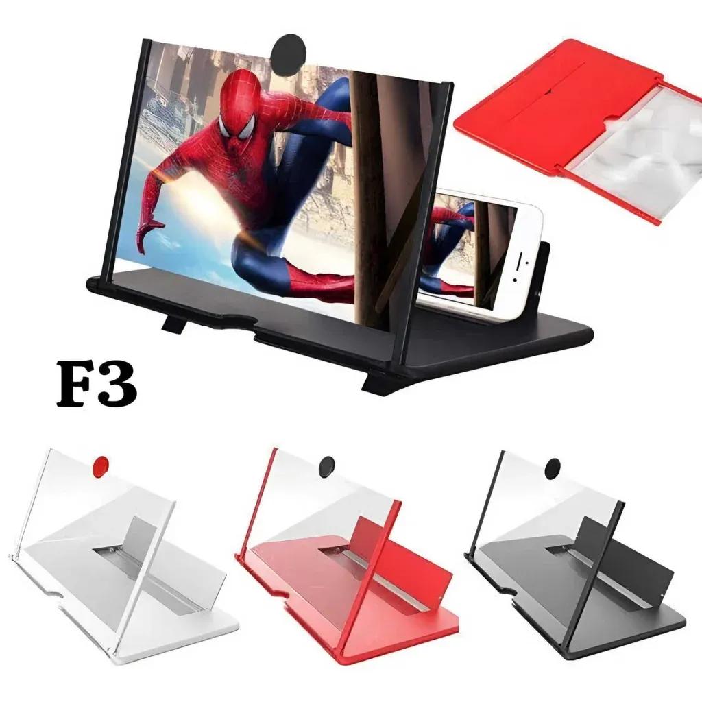 3D HD Mobile Phone Screen Magnifier Stand for Movies & Gaming